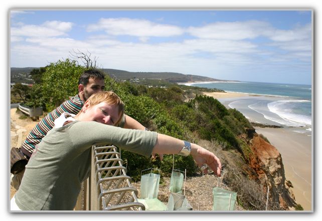 Stuart & Karen during drive from Torquay to Lorne Feb 2007